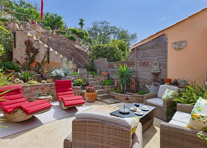 Provenzalische Citronniers - Garten Mit Meerblick Und Pool By Riviera Homelife بيت للعطل